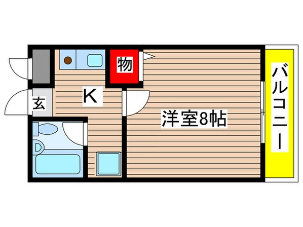 西小路ハイツの物件間取画像